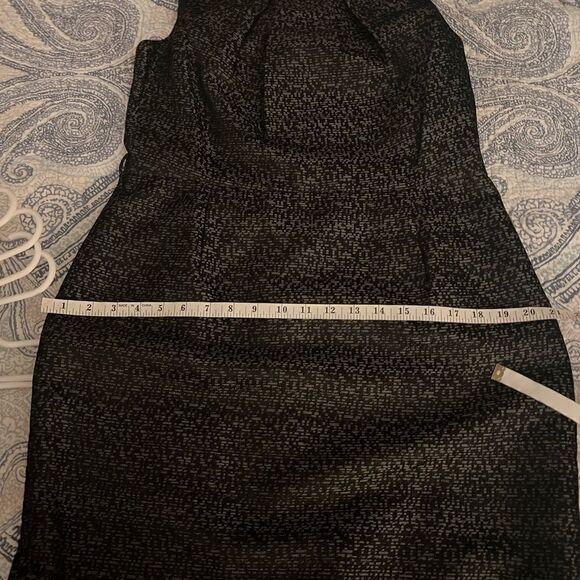 Beautiful Evan Picone Dress black and patterned sleeveless - Picture 6 of 8